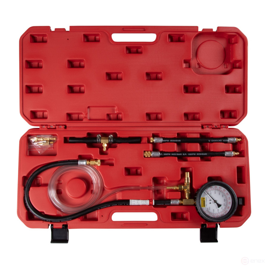 Набор для тестирования топливных систем MFI, кейс, 7 предметов МАСТАК 120-00007C