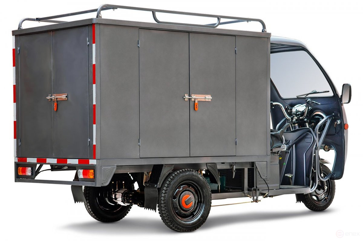 Cargo electric tricycle Rutrike CARGO 1800 60V1000W, green