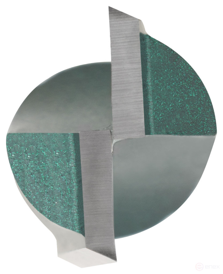 Фреза пазовая для врезки замков, хвостовик - 12 мм; D - 16 мм; H - 30 мм; L - 65 мм