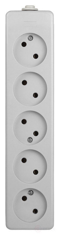 Block ERA K-5 5 sockets without grounding white