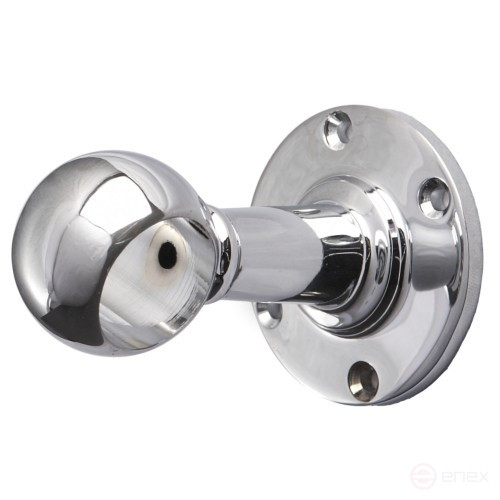 Держатель дистанционный проходной трубы d25 (994), хром AKS