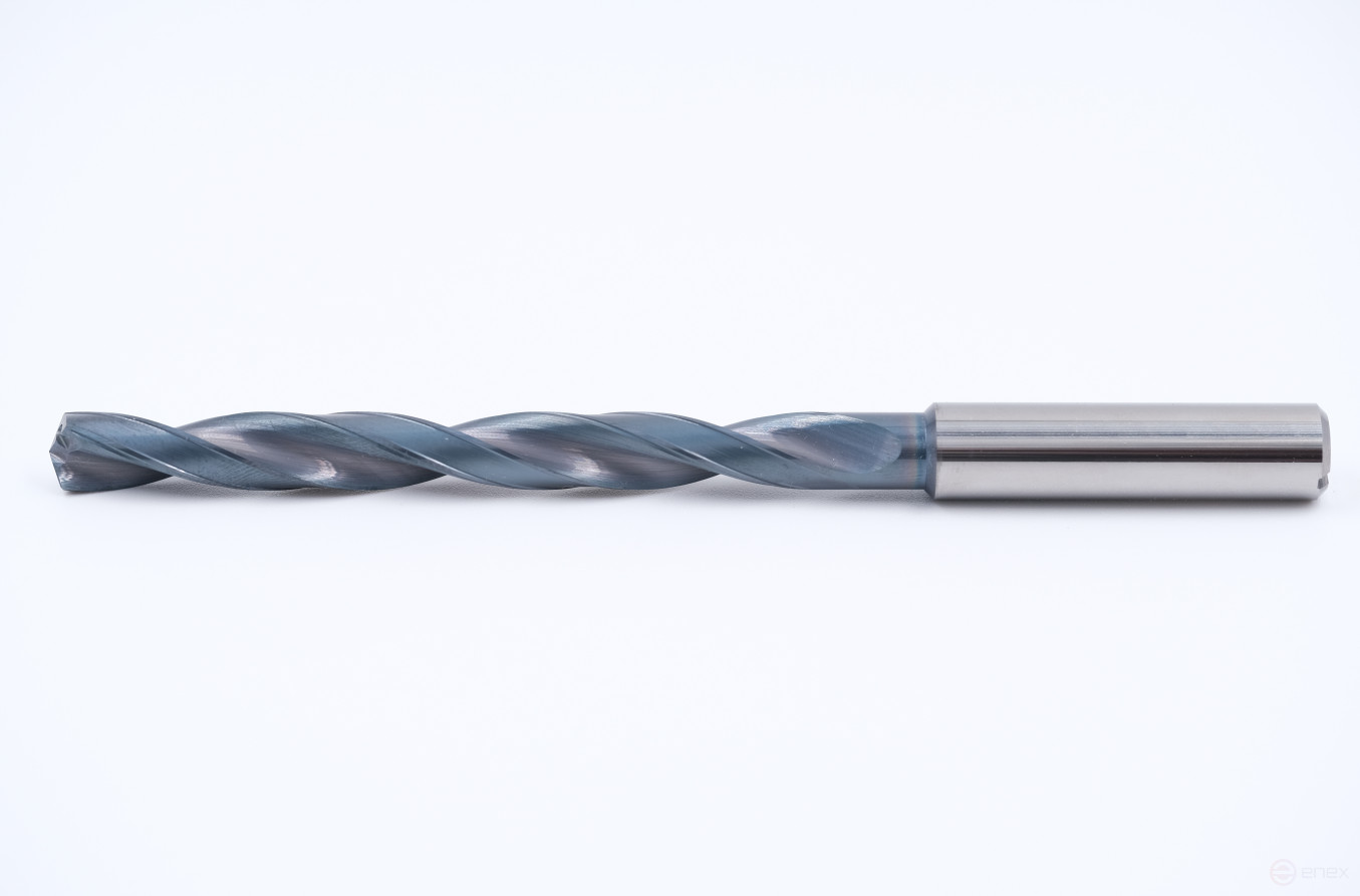 Monolithic carbide drill bit 3xD, MD800H series, internal coolant supply, d-8.1 mm
