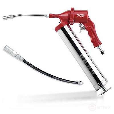 Шприц пневматический для консистентной смазки, емкость 400 см3 TOPTUL JGAE0204