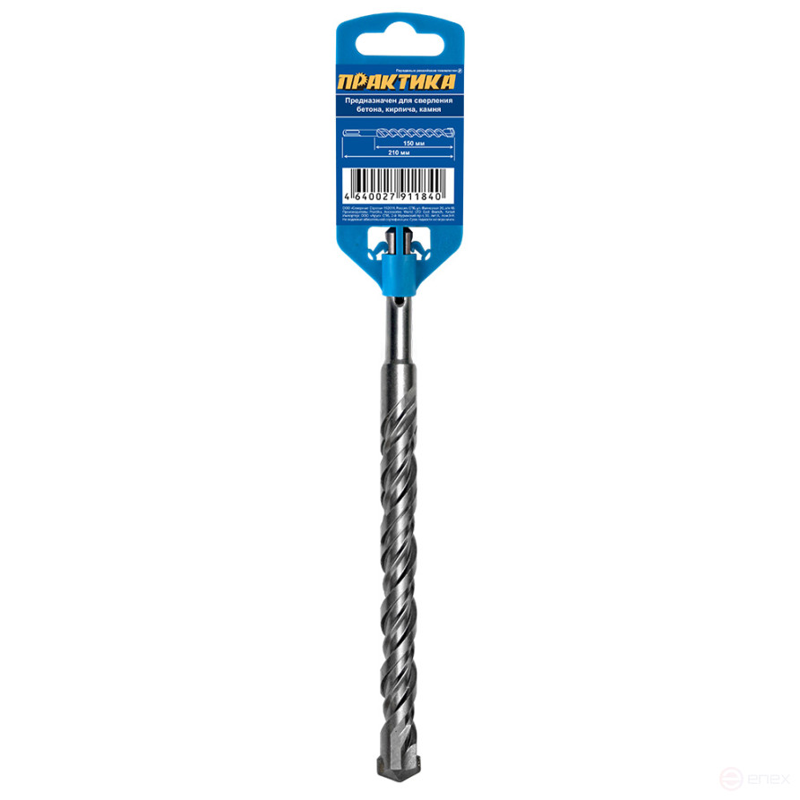 Drill bit SDS-plus PRACTICE 16 x 150/210 mm "Master" series for concrete (911-840)