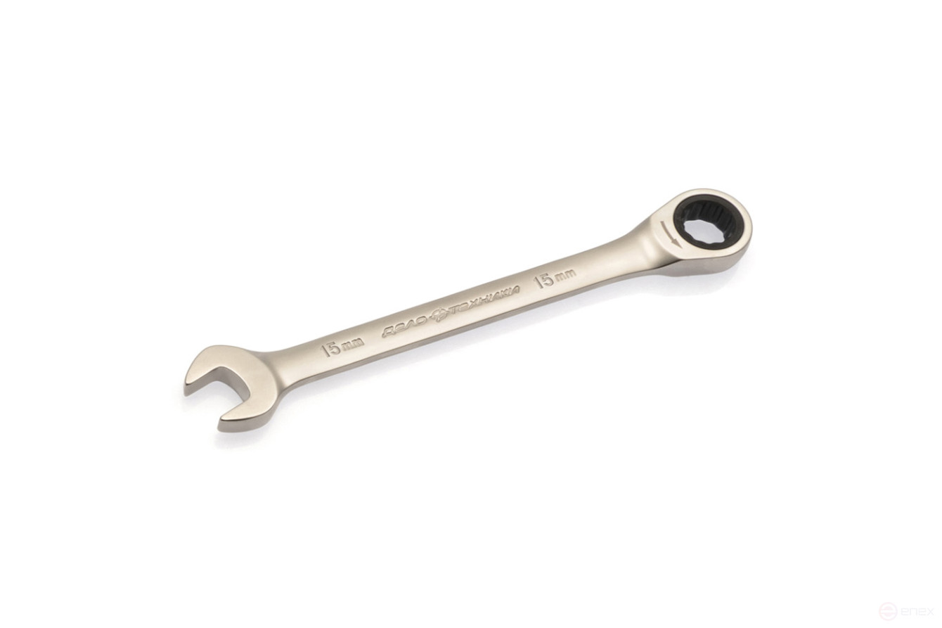 Ключ комбинированный трещоточный 15 мм