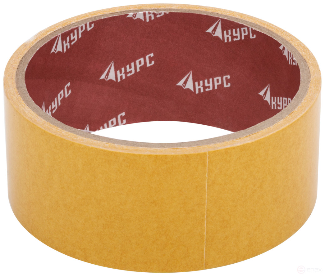Лента-скотч клейкая двусторонняя 38 мм х 5 м