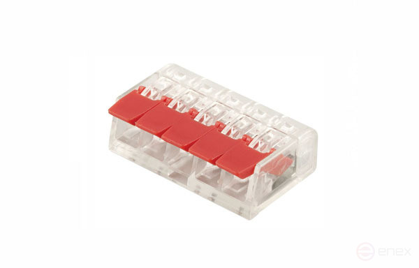 Terminal connector PCT-415 (analog 221-415) 5 contacts