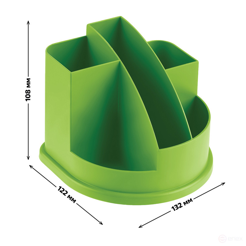 Настольная подставка СТАММ "Авангард", пластиковая, ассорти