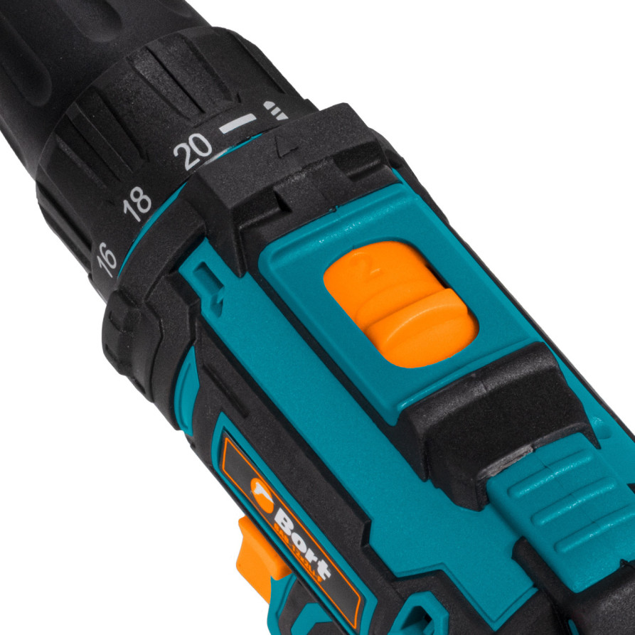Cordless screwdriver drill BORT BAB-12x2Li-F (1x1.5 Ah)
