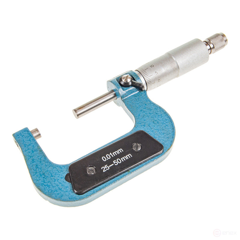 Микрометр ER-02550 (25-50мм, 0.01мм), в футляре ЭВРИКА /1/50