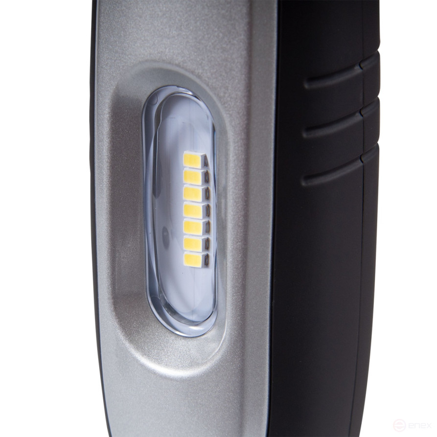 Фонарь светодиодный, шарнирный, магнит, 7+1 элемент, Li-Ion, 3,7 В МАСТАК 890-00107