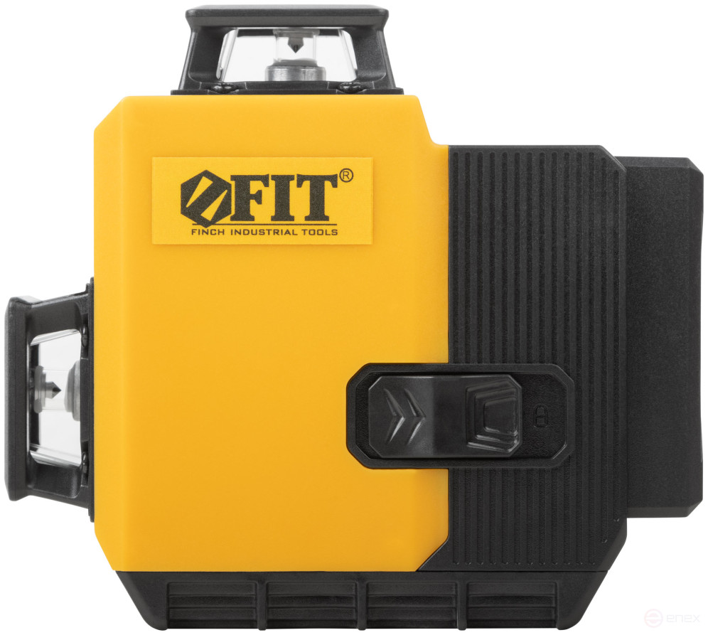 Уровень лазерный самоуспокаивающийся аккумуляторный Li-Ion, мультипризменный 3х360°, зеленый луч, диапазон 20 м, кейс