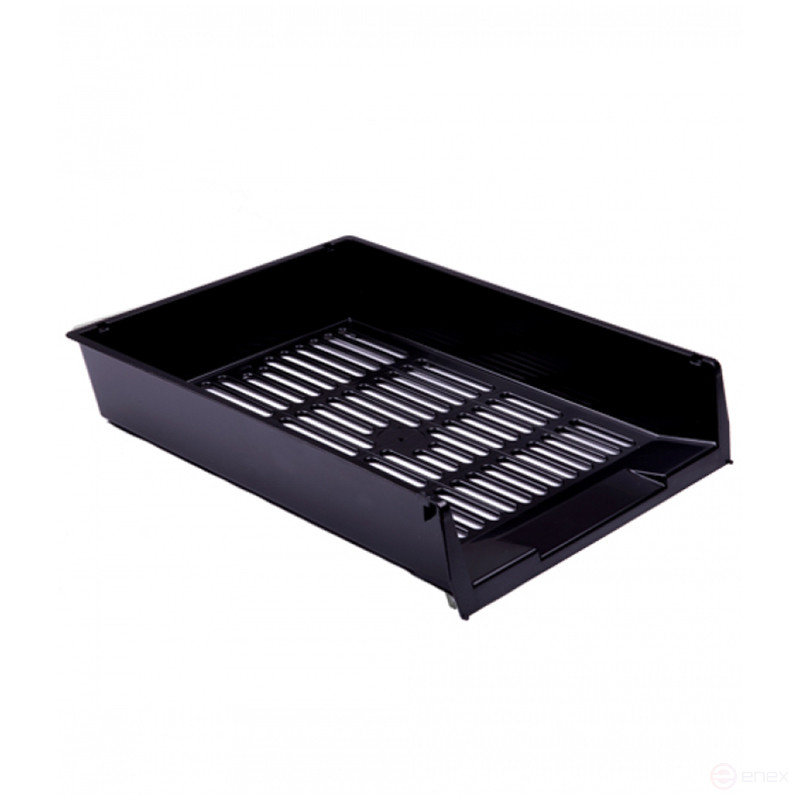Paper tray horizontal STAMP "Grand", mesh, black