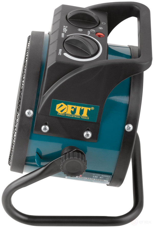 Пушка тепловая 2000 Вт; 20 м2; 160 м3/мин; керамич. ТЭН ; коробка