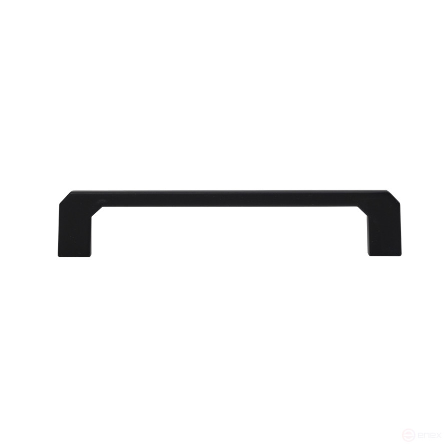 Handle metal bracket VULKAN 128 matt black, AKS