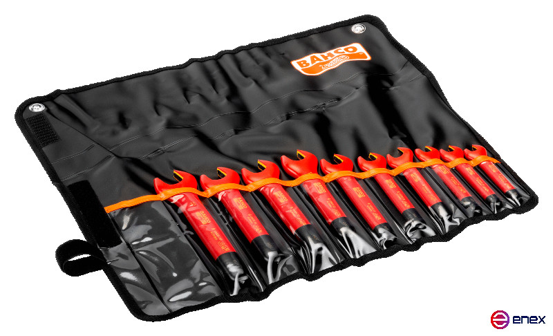 Набор изолированных рожковых гаечных ключей 10 - 22 мм - 10 шт.