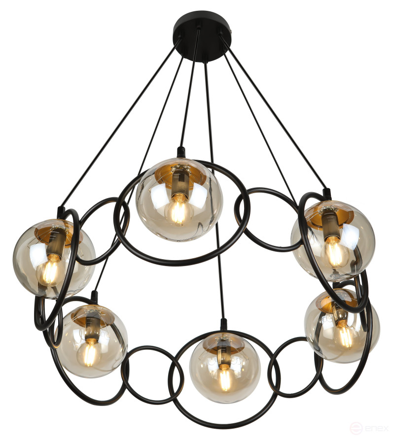 Rivoli Ariadna Chandelier 4074-206 6 x E14 40W design