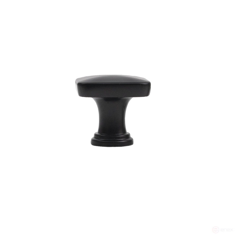 Handle meb. button met. KNOPA black matte, AKS