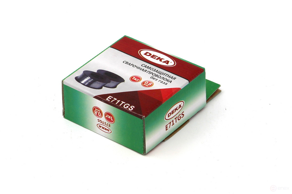 Powder wire DEKA E71TGS 0.8 mm by 1 kg (10 pcs per pack)