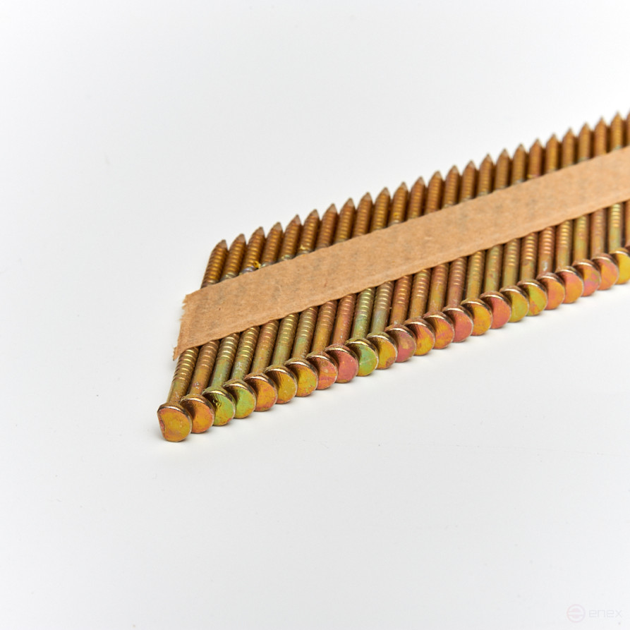 Rack-and-pinion nails for wood type D34 (2.8x50, RIEG galv. the ring. knurled, 3000 pcs/pack) FEDAST