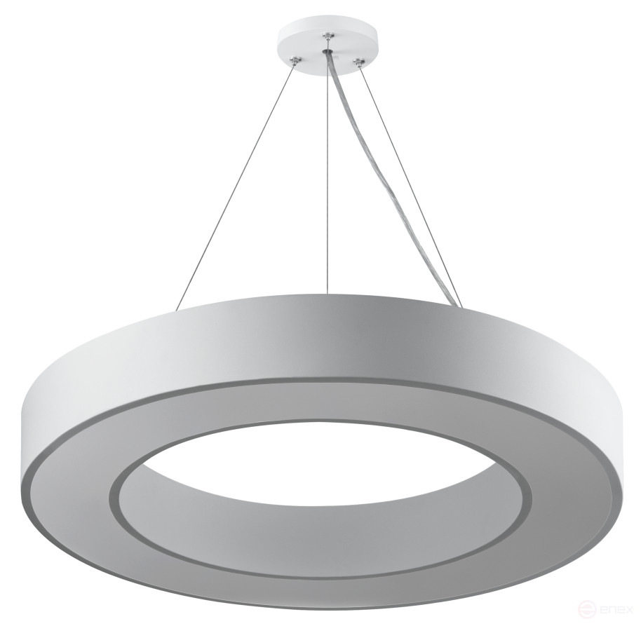 ERA Geometria LED Lamp SPO-134-W-40K-056 Ring 56W 4000K 4200Lm IP40 800*80 White Hanging Driver inside