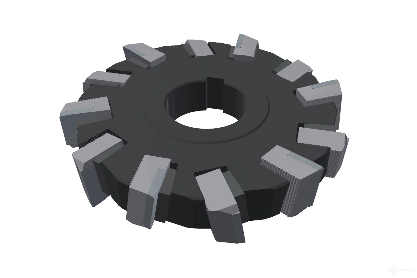 Disk cutters of 3 sides. with me.knives, equipment.soldered pl.tv.sp. 315*20*50 z=20 T5K10 GOST 5348-69