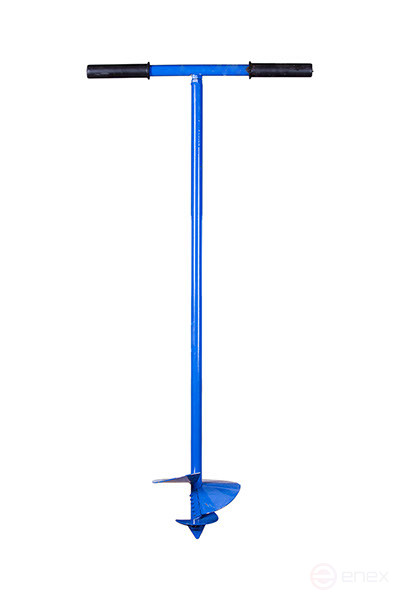 Auger drill 250 mm (knife S-3 mm) with pl. handles tr. F25*1.5 mm