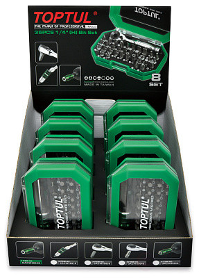 1/4" Cross bit PZ0 L=25 mm TOPTUL