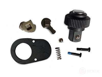 Трещотка с металлической рукояткой 1/4" 72 зуба 130 мм TOPTUL CHAM0813