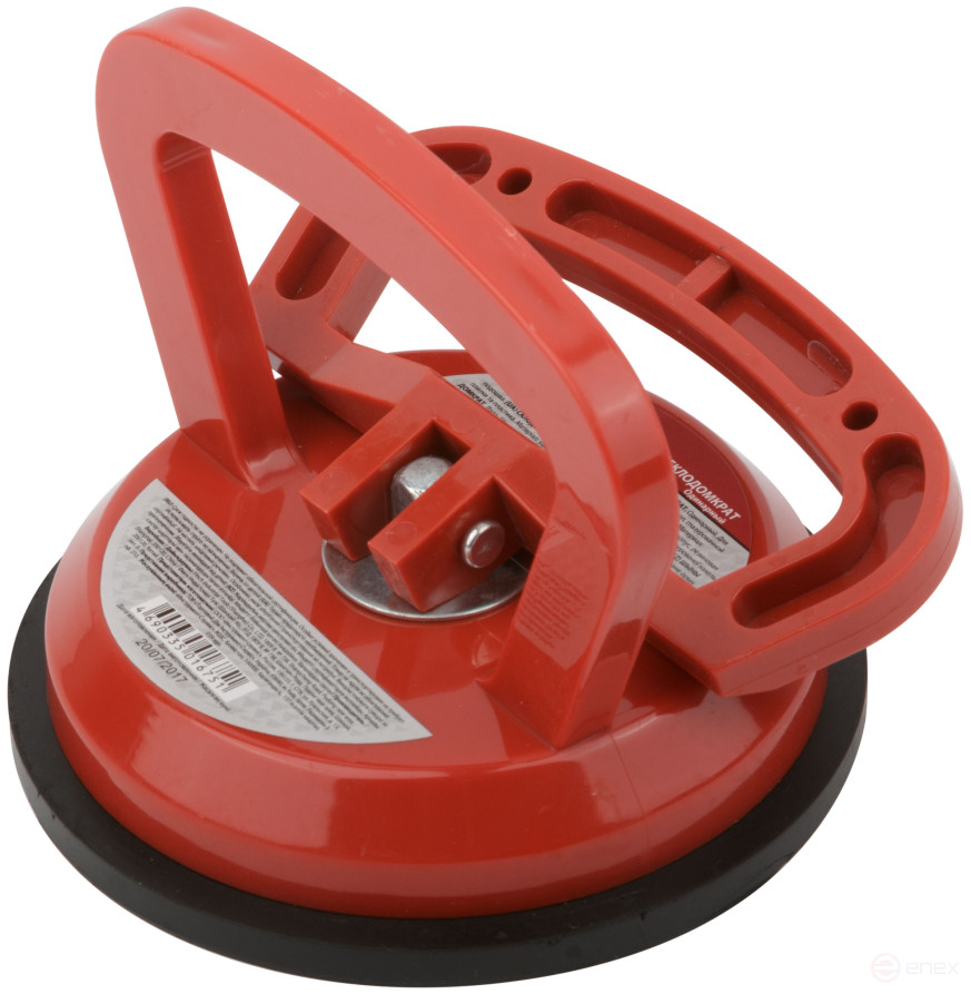 Single glass jack, plastic housing, 40 kg load capacity