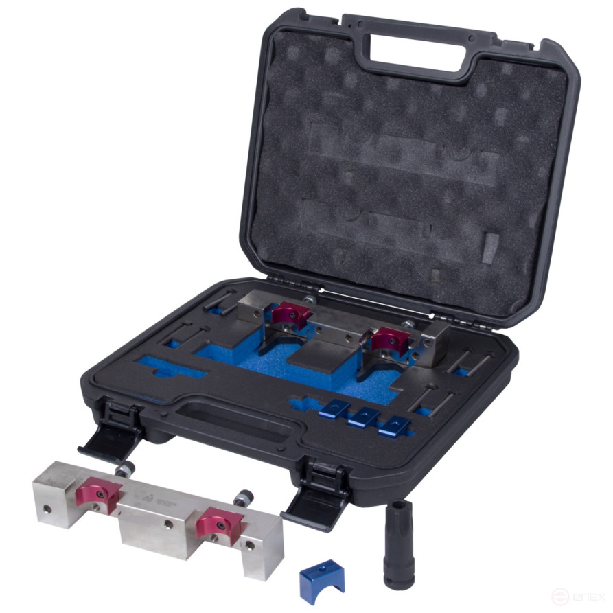 Camshaft / crankshaft locking kit, MB, case, 15 items MASTAK 103-21325C