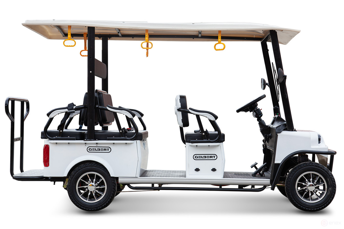 Mini golf cart Gelbert Fact 60V 1200W, red