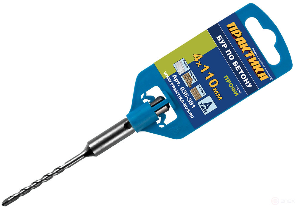 Drill bit SDS-plus PRACTICE 4 x 50/110 mm "Profi" series for concrete (036-391)