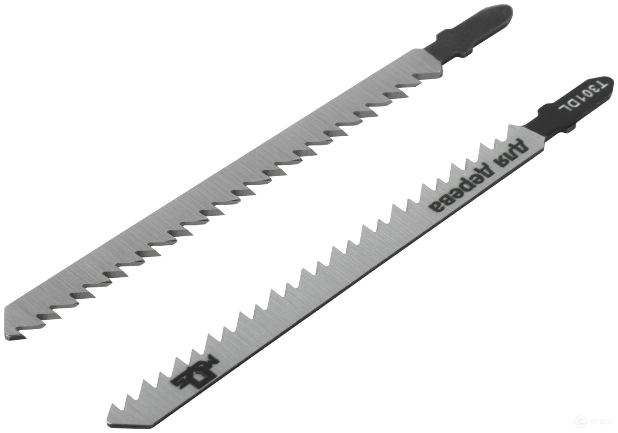 Blades for electric jigsaw, T301DL, wood, HCS, 132 mm, 2 pcs.