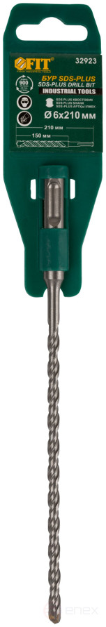 SDS PLUS concrete drill with double thread 6x210 mm