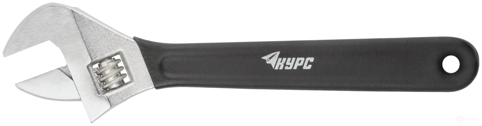 Ключ разводной, антискользящее покрытие рукоятки 300 мм ( 35 мм )