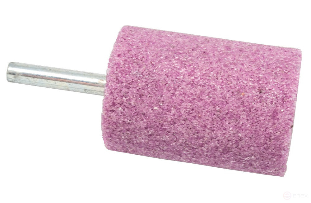 Шарошка абразивная ПРАКТИКА оксид алюминия, цилиндрическая 35х50 мм, хвост 6 мм, блистер (641-275)