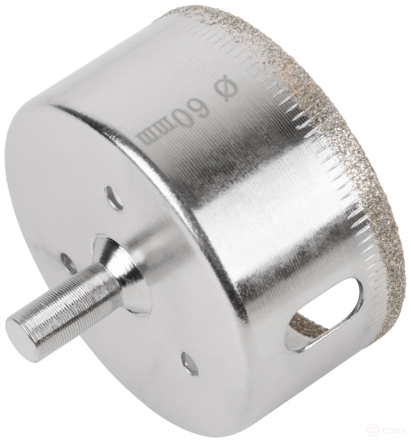 Коронка кольцевая по кафелю и стеклу алмазная 60х50 мм