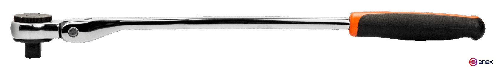 1/2" Reversible handle with a hinge, with 60 teeth and an angle of action of 6°