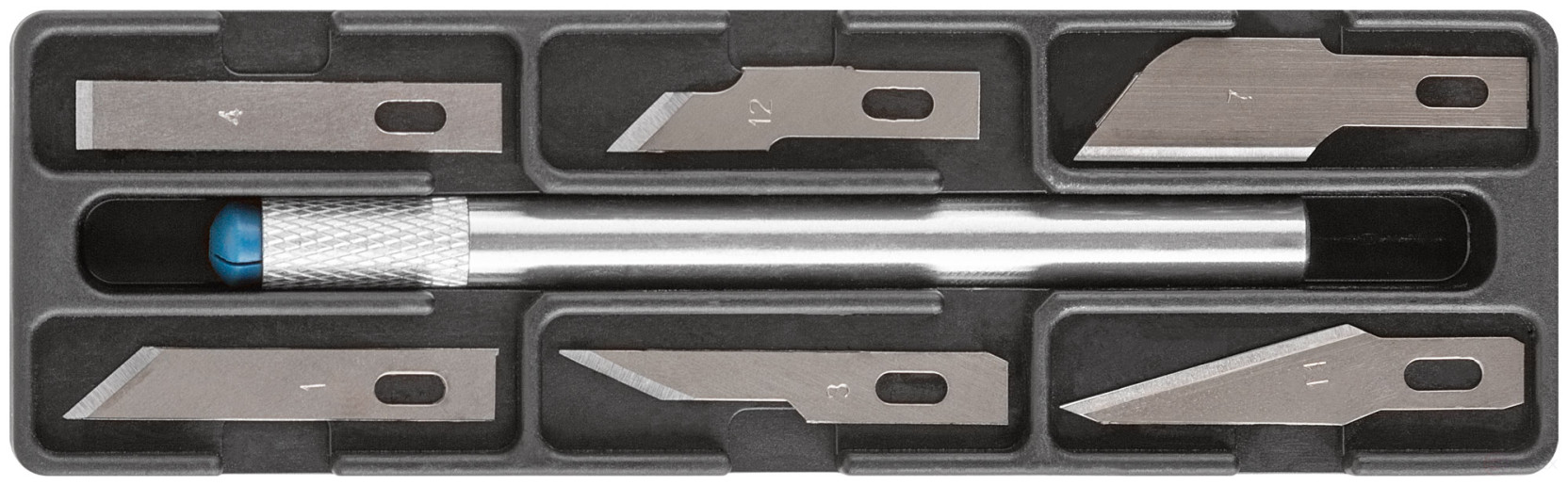 Breadboard knife with 6 blades