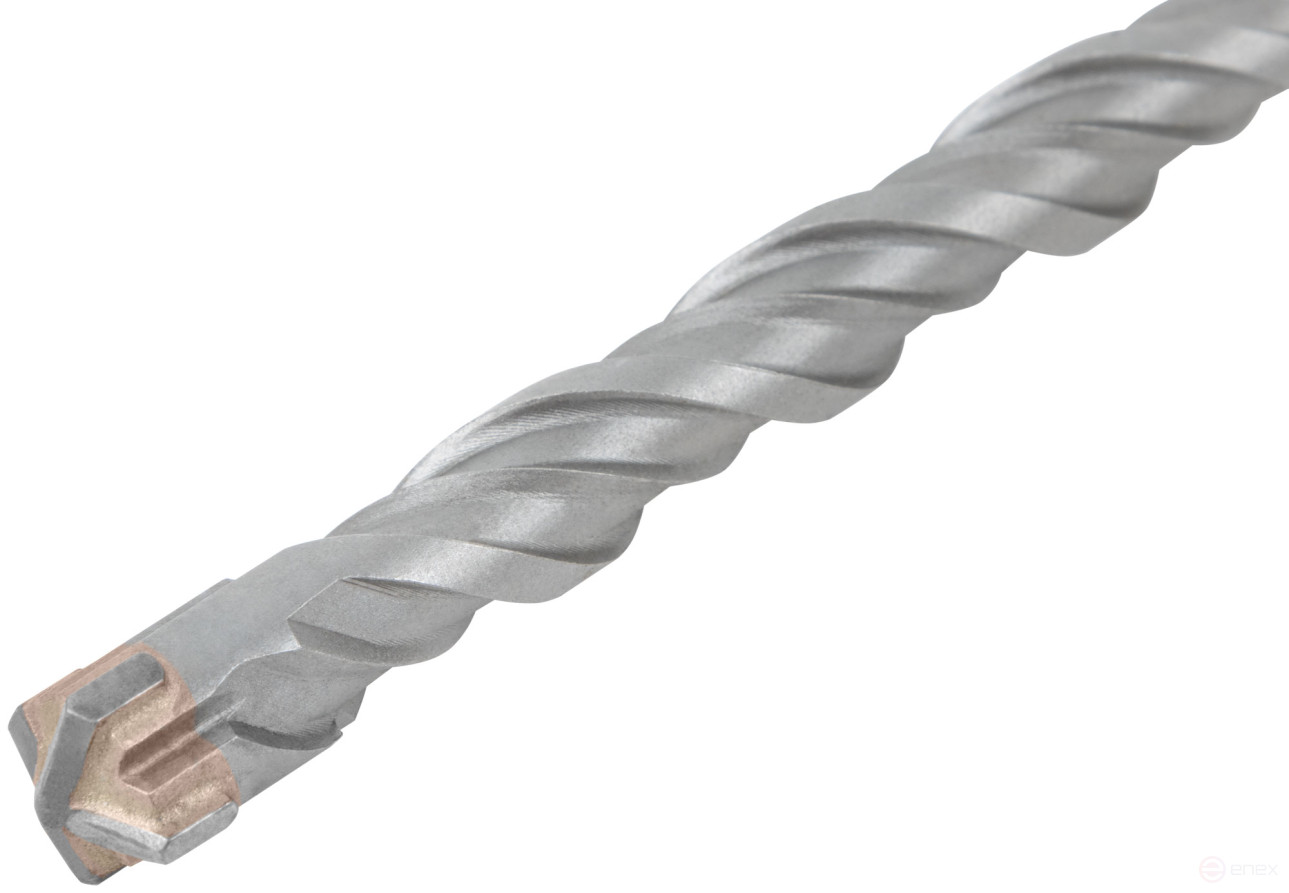 Бур по бетону SDS-PLUS, Профи, крестообразная вставка, двойная спираль, 12 х 310 мм