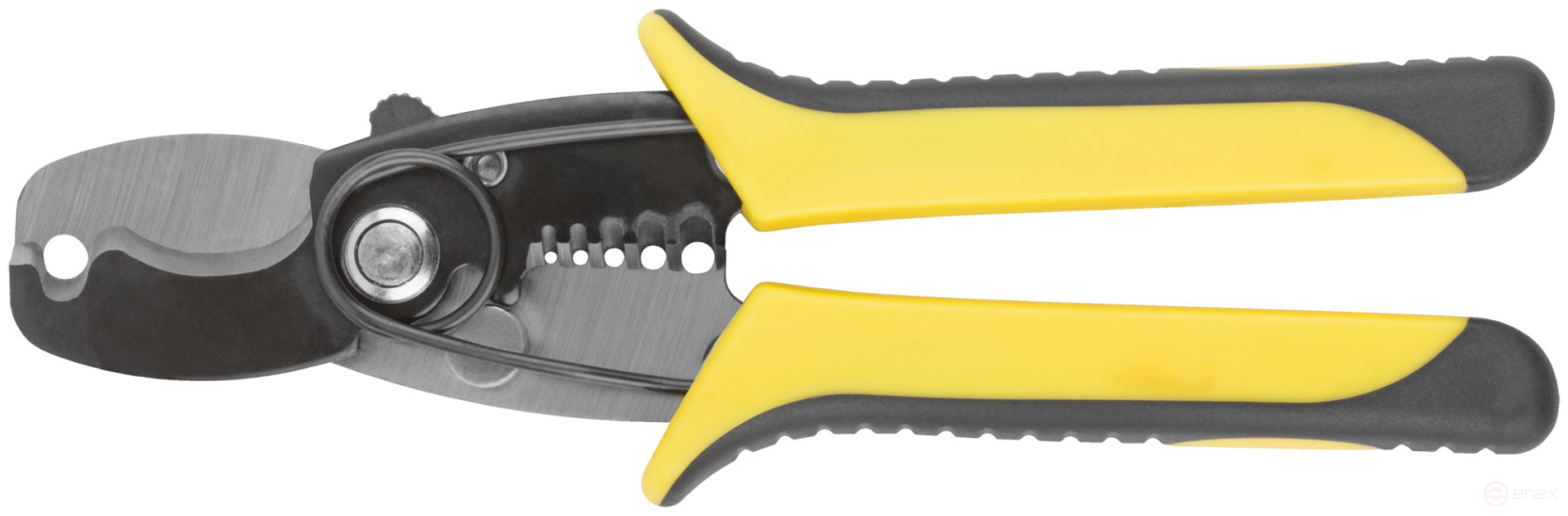 Кабелерез со съемником изоляции 1,3-4,6 мм, 180 мм