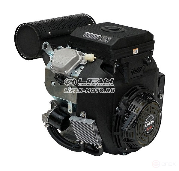 Двигатель Lifan LF2V78F-2A PRO(New), вал 25мм, катушка 3 Ампера, датчик давл./м, м/рад-р, электрозапуск