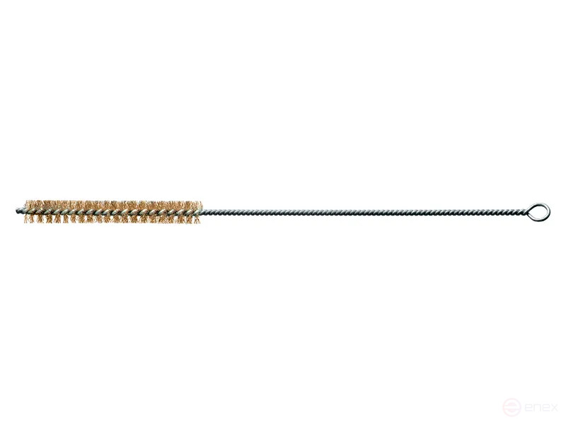 IBZ brush ruff, 500*100 mm, diameter 25 mm, brass corrugated wire MES 0.20 mm, shank 2.5 mm