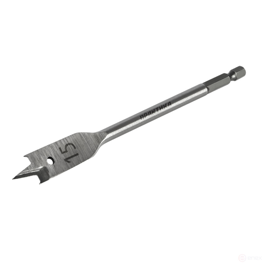 Wood drill perovoe PRAKTIKA 15 x 152 mm (1 pc.) blister (774-016)
