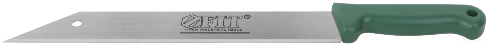 Нож для резки теплоизоляционных плит, лезвие 340х50 мм, высокоуглеродистая сталь, мягкая пластиковая ручка