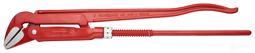 Pipe key 2" Swedish type, straight. sponges 45°, Ø70 mm (2 3/4"), L-570 mm, Cr-V