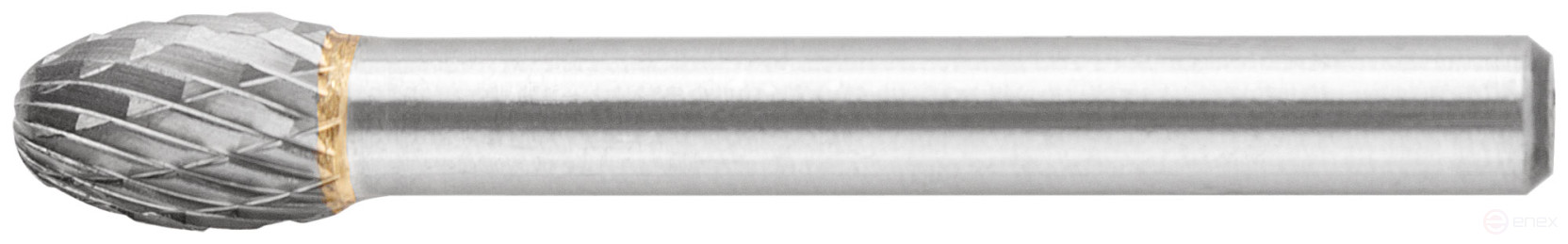 Шарошка карбидная, штифт 6 мм, тип "E", овальная 8х13х58 мм
