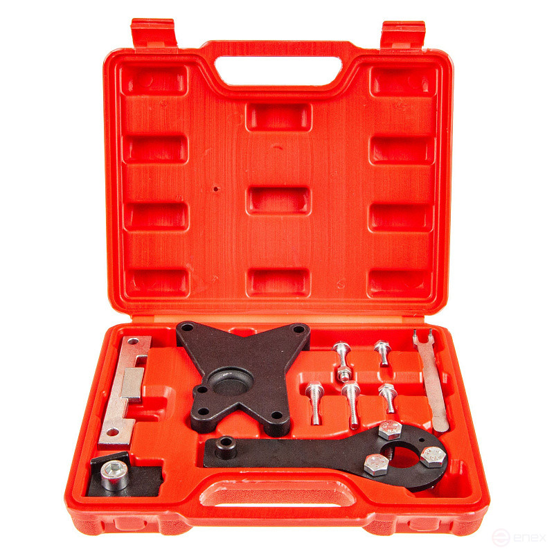 A set of clamps for servicing engines ER-86734 Fiat, Lancia (1.2/1.4 8V), EUREKA case /1/10