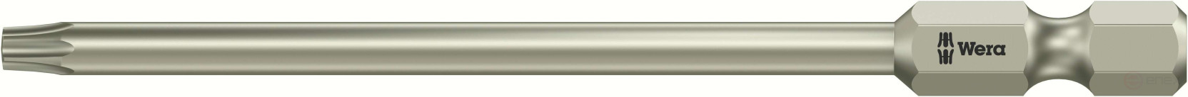 3867/4 TS TORX® BO бита, с отверстием под штифт, нержавеющая сталь, хвостовик 1/4" E 6.3, TX 15 x 89 мм